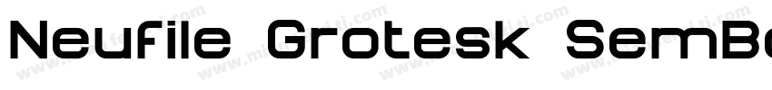 Neufile Grotesk SemBd Ext字体转换